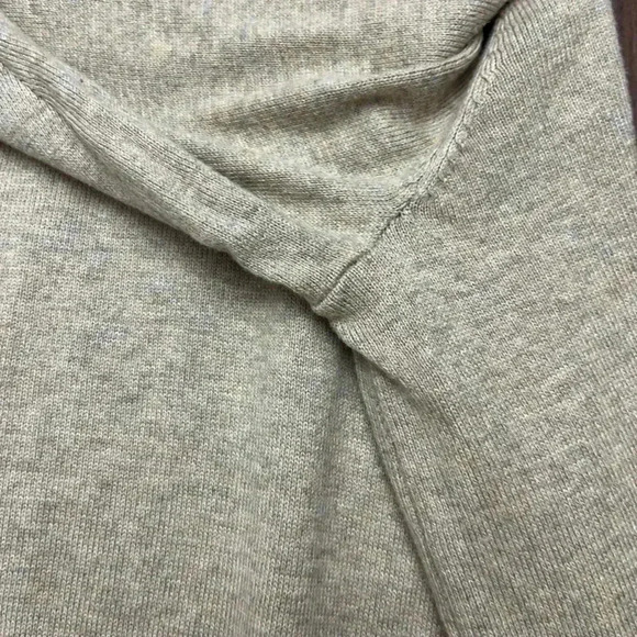 Foundry Supply Quarter Zip Sweater Size 2XLT Tall Beige Long Sleeve Lightweight - Picture 7 of 13